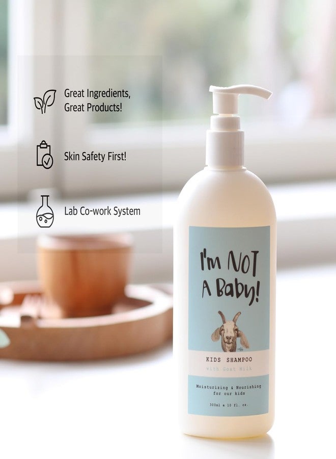 I'm NOT A Baby! Kids Shampoo, Goat Milk, Dermatologist Tested, Zero Silicon, PETA Cruelty- & Allergen-free, Gentle for Kids, 10 Fl Oz - Image 3